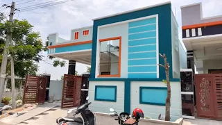 HMDA Approved Brand New 2 BHK House for Sale in Hyderabad Bandlaguda near ECIL | 176 West Facing