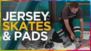 How to put on hockey equipment, jersey & skates