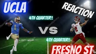 REACTING TO #13UCLA VS FRESNO STATE 4TH QUARTER #reaction #sports #collegefootball #ucla