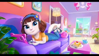 Minha Angela 2 - Jogando Pela Primeira Vez (Minha Talking Angela 2) #jogosnocelular