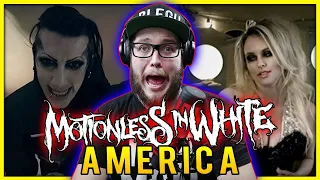 WAS NOT EXPECTING THIS From Motionless In White - AMERICA | REACTION