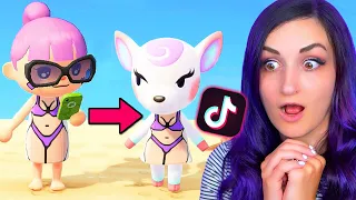 Testing VIRAL ANIMAL CROSSING TikTok Life Hacks to See if They Actually Work 3