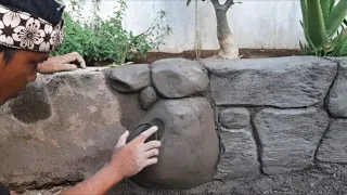 Cara membuat relief batu versi cepat