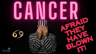 Cancer | AFRAID they have BLOWN IT! PRISONER TRAPPED in their MIND! | BIG CHANGES! 💥 | Tarot reading