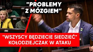 "Wszyscy będziecie siedzieć". Kołodziejczak nie wytrzymał