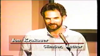 John Krakauer Into thin Air & Into the Wild Boulder Colorado 1997 Part One