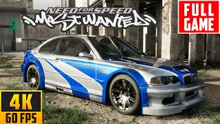 Need for Speed: Most Wanted  (2005) - Full Walkthrough Game - No Commentary (4K 60FPS)