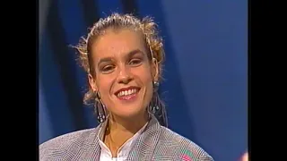 Katarina Witt im Schweizer TV (1988)