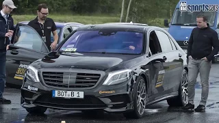 Mercedes w222 Brabus rocket 900 hp Acceleration 0-347 km/h