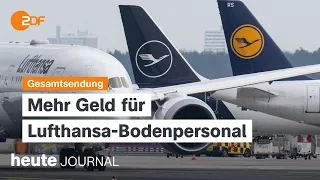heute journal 28.3.24 Einigung Lufthansa, Wirtschaftskrise Kuba, Greifswald gegen Rassismus (english