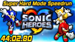 [WR] Sonic Heroes (GC): Super Hard Mode Speedrun in 44:02.80