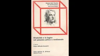 Filosofia. 9. Aristotele. La logica