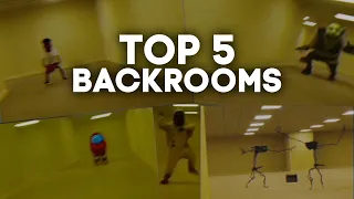 TOP5 Backrooms - shrek, entities, among us, minecraft, quandale dingle (found footage)