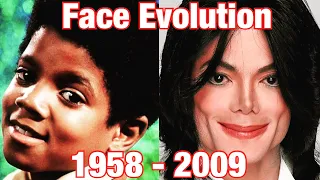 The Evolution Of Michael Jackson’s Face (1958 - 2009) 0 to 50 Years Old