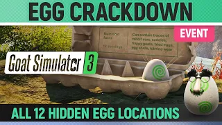Goat Simulator 3 - Event - Egg Crackdown - All 12 Hidden Egg Locations - Easter Update
