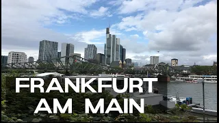 Frankfurt am Main {Germany} Altstadt,  und Main. 2021  4k.