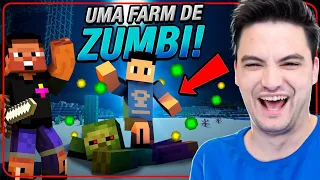 CONSTRUÍMOS UMA FARM DE ZUMBI NO MINECRAFT #2-25