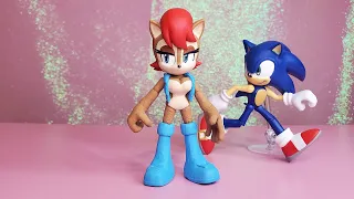 Princess Sally Acorn Jakks Pacific (Custom) Figure