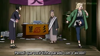 Tsunade fica bêbada | Naruto Shippuden