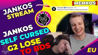 G2 Jankos Cursed Himself into BDS Lose [MEMKOS] [FUNNY]