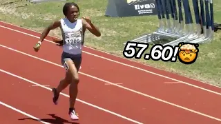12-Year-Old Drops Insane 400m Time In Semi Finals!