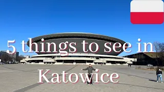 5 things to see in Katowice, Poland 🇵🇱 (4K)