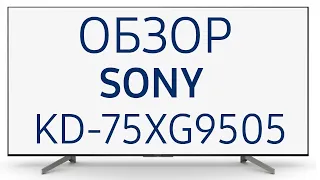 Телевизор Sony KD-75XG9505 (75XG9505BR2)