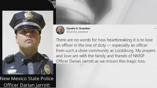 New Mexico officials offer condolences to family of fallen NMSP officer Jarrott