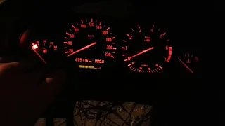 BMW e36 Cluster + OBC first test Dashboard Project