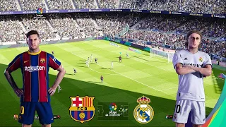 PES 2021 - Barcelona Vs. Real Madrid - El Clasico Full Match Gameplay | HD