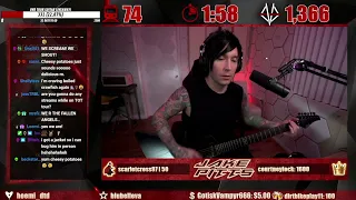 Black Veil Brides - Fallen Angels (Jake Pitts playthrough on Twitch)