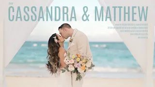 Punta Cana Wedding Cassandra + Matthew Kukua Beach Club Trailer