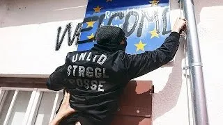 Confrontation at Brenner Pass during a pro-migrant rally