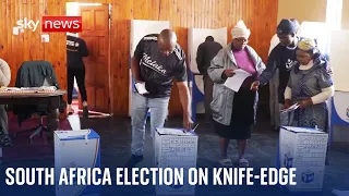 South Africa election: Polls close after high turnout amid fears ANC could lose its majority