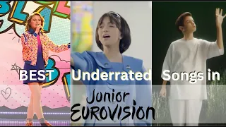 BEST Most UNDERRATED Songs in JUNIOR Eurovision from the last 5 YEARS