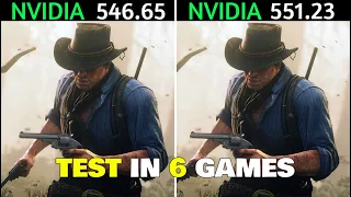 Nvidia Drivers 546.65 vs 551.23 | GTX 1660 Super - Test in 6 Games