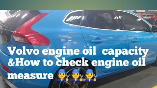 #volvo  v40 engine oil capacity 🧑‍🔧🧑‍🔧🧑‍🔧