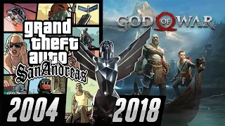 Los Mejores Juegos De Cada Año 2003-2018 (The Game Awards) GOTY 2003-2018