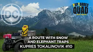 A route with snow and elephant traps | Barcelona - Nepal #10 | Kupres-Kalinovik