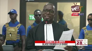 L'AVOCAT Me DS PERTUBE A NOUVEAU BLAISE GOUMOU