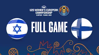 Israel v Finland | Full Basketball Game | FIBA U20 Women's European Championship 2023