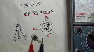 P75NF75 N Chanel MOSFET 80A 75V