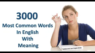 English Dictionary 🌟3000🌟 most common words in english with meaning