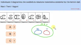 💡#4 QUIZ LOGICI : "GLI INSIEMI" - per concorsi pubblici, test ammissione università, test di  logica