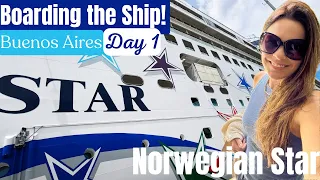 SOLO CRUISE! Boarding the NCL Star in Buenos Aires | 16 Days in South America & Antarctica!