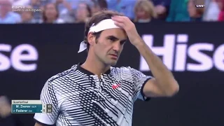 Roger Federer (17) V Mischa Zverev - Australian Open 2017 QF