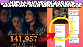 DIRTY LINEN NI JANINE PATULOY NA NAMAMAYAGPAG MATINDI ANG PASABOG