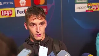 Las palabras de Marc Casadó tras su debut en Champions con el Barça / FCB