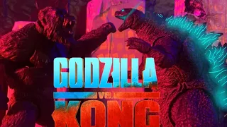 Godzilla vs Kong Hong Kong battle (stop motion battle/Remake