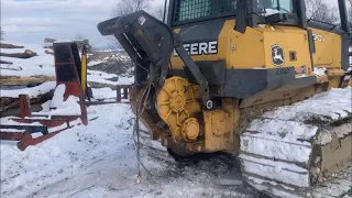 New attachment for the dozer but issues hooking it up...